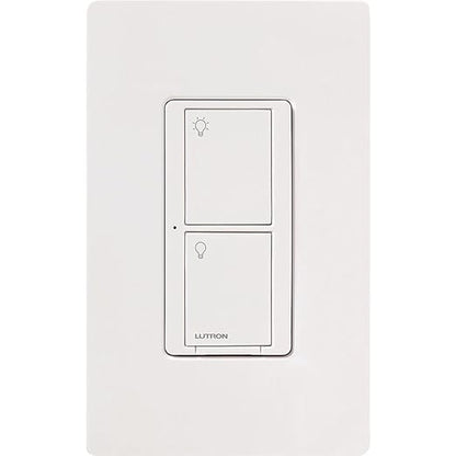 Lutron Caseta Smart Lighting Original Switch for Light Bulbs and Fans - PD-5ANS-WH-R