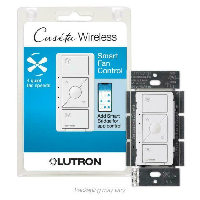 Lutron Caseta Wireless Smart Fan Speed Control - PD-FSQN-WH-R