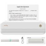 Portable Printer Wireless for Travel, Thermal Printer Support 8.5"" X 11"" US Letter, Mobile Inkless Printer Compatible with iOS, Android and Laptop for Office, Home, School
