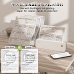 Portable Printer Wireless for Travel, Thermal Printer Support 8.5"" X 11"" US Letter, Mobile Inkless Printer Compatible with iOS, Android and Laptop for Office, Home, School - Image 4