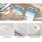 Portable Printer Wireless for Travel, Thermal Printer Support 8.5"" X 11"" US Letter, Mobile Inkless Printer Compatible with iOS, Android and Laptop for Office, Home, School - Image 5