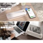 Portable Printer Wireless for Travel, Thermal Printer Support 8.5"" X 11"" US Letter, Mobile Inkless Printer Compatible with iOS, Android and Laptop for Office, Home, School - Image 8