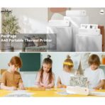 Portable Printer Wireless for Travel, Thermal Printer Support 8.5"" X 11"" US Letter, Mobile Inkless Printer Compatible with iOS, Android and Laptop for Office, Home, School - Image 10