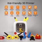 AOSEED 3D Printer Deal Pack for Kid (AI-Powered) with 4 PLA Filament Set, Built-in 1500+ Models 15+ Mini 3D Design Module, 0.05mm High Precision, 200mm/s High Speed Printing - Image 14