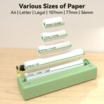 Portable Printer Wireless for Travel, Thermal Printer Support 8.5" X 11" US Letter, Compatible with Android, iOS and Laptop, Inkless Printer for Home Office - Image 4