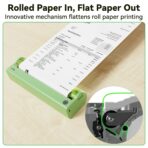 Portable Printer Wireless for Travel, Thermal Printer Support 8.5" X 11" US Letter, Compatible with Android, iOS and Laptop, Inkless Printer for Home Office - Image 9