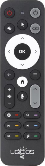 Ugoos BT Remote Control UR02 Remote Infrared and Bluetooth Connection, for Ugoos TV Box, Built-in Microphone for Voice Search, Gyro Sensing, Compatible with Ugoos AM6B Plus/AM8 PRO/UT8/UT8 Pro TV Box - Image 7