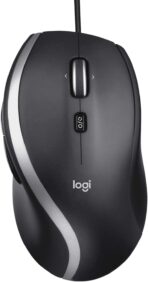 Logitech M500s Advanced Corded Mouse with Advanced Hyper-Fast Scrolling & Tilt, Customizable Buttons, High Precision Tracking with DPI Switch, USB Plug & Play