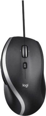 Logitech M500s Advanced Corded Mouse with Advanced Hyper-Fast Scrolling & Tilt, Customizable Buttons, High Precision Tracking with DPI Switch, USB Plug & Play - Image 2