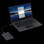 Seagate STHN1000400 1TB Backup Plus Slim Portable Drive USB 3.0, Black - Image 3