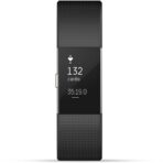 Fitbit Charge 2 Heart Rate + Fitness Wristband, Black, Large (US Version), 1 Count