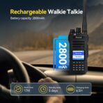 Ailunce HA1G GMRS Radio, GMRS Handheld Radio, IP67 Waterproof, NOAA, 2800mAh USB-C Charging Long Range Walkie Talkies for Outdoor(2 Pack) - Image 11