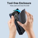 ACASIS 40Gbps M.2 NVMe SSD Enclosure with Aluminum Heat Dissipation & No Noise Design, Tool-Free Installation for M1/M2 Pro/Max, Support 2280 to 2230 SSD Sizes (TBU405 Air) - Image 26