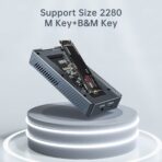 ACASIS 40Gbps M.2 NVMe SSD Enclosure with Aluminum Heat Dissipation & No Noise Design, Tool-Free Installation for M1/M2 Pro/Max, Support 2280 to 2230 SSD Sizes (TBU405 Air) - Image 50