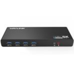 WAVLINK USB Docking Station for MacBook Pro/Windows with 65W Charging, USB to DP + 1 HDMI 4K Dock