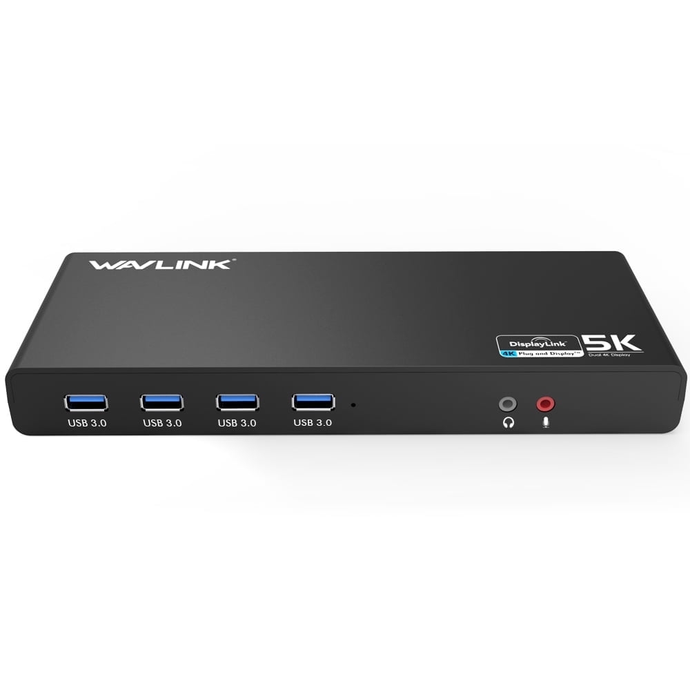 69a05f16410d5190524f97b463da609a2ffc08fb0c678c0f8d6e8.jpg WAVLINK USB Docking Station for MacBook Pro/Windows with 65W Charging, USB to DP + 1 HDMI 4K Dock - Image 1