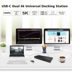 WAVLINK USB Docking Station for MacBook Pro/Windows with 65W Charging, USB to DP + 1 HDMI 4K Dock - Image 4