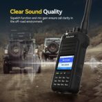 Ailunce HA1G GMRS Radio, GMRS Handheld Radio with Cable, IP67 Waterproof, NOAA, 2800mAh, GMRS Repeater Capable Two Way Radio with USB-C Charging - Image 3