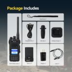 Ailunce HA1G GMRS Radio, GMRS Handheld Radio with Cable, IP67 Waterproof, NOAA, 2800mAh, GMRS Repeater Capable Two Way Radio with USB-C Charging - Image 7