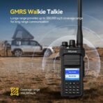 Ailunce HA1G GMRS Radio, GMRS Handheld Radio with Cable, IP67 Waterproof, NOAA, 2800mAh, GMRS Repeater Capable Two Way Radio with USB-C Charging - Image 8