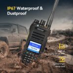 Ailunce HA1G GMRS Radio, GMRS Handheld Radio with Cable, IP67 Waterproof, NOAA, 2800mAh, GMRS Repeater Capable Two Way Radio with USB-C Charging - Image 9